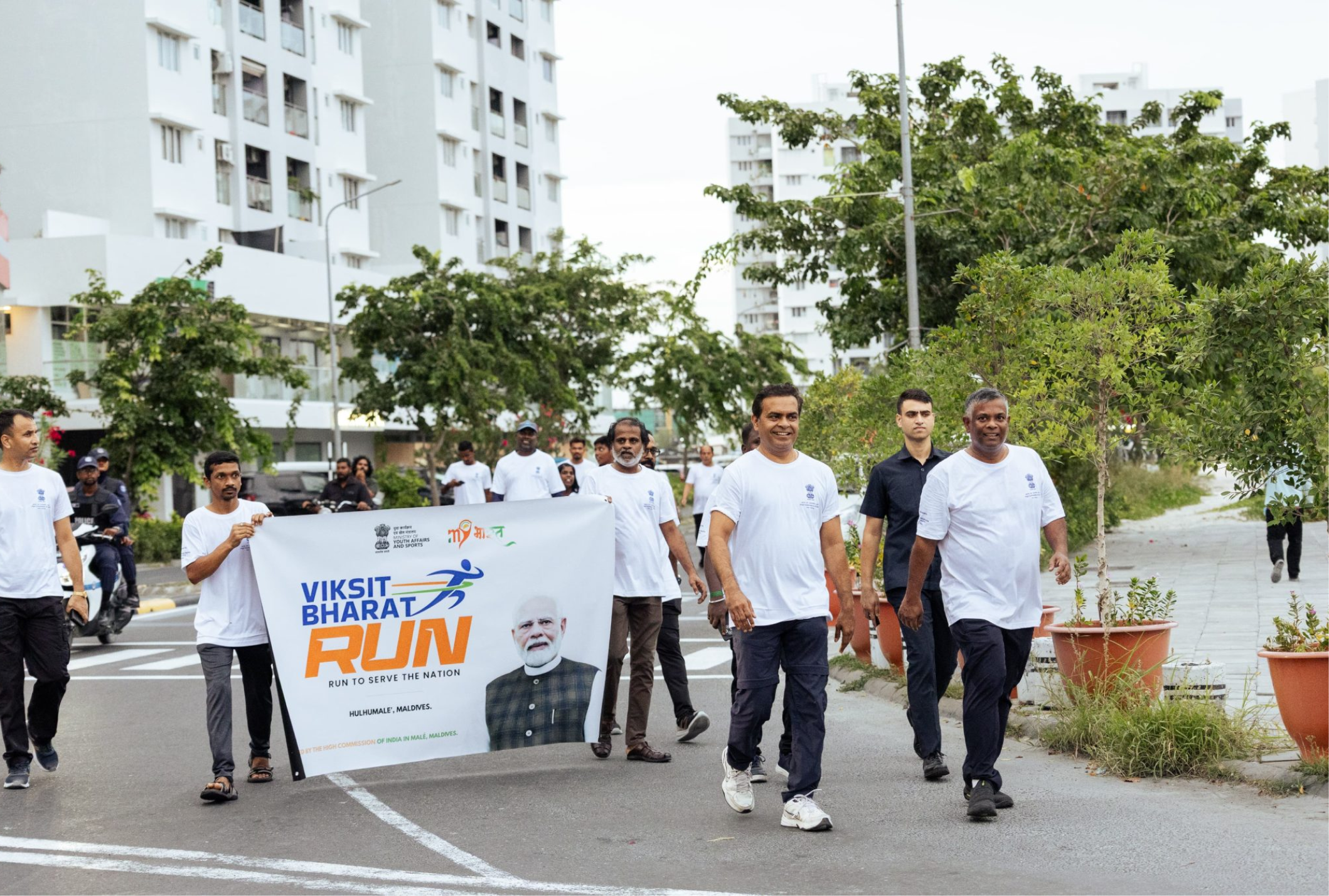 Viksit Bharat Run 2025 Held in Hulhumalé to Promote Fitness and Friendship