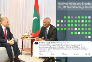 U.S. Embassy Condemns Maldives Media Bill, Calls for Protection of Freedom of Expression