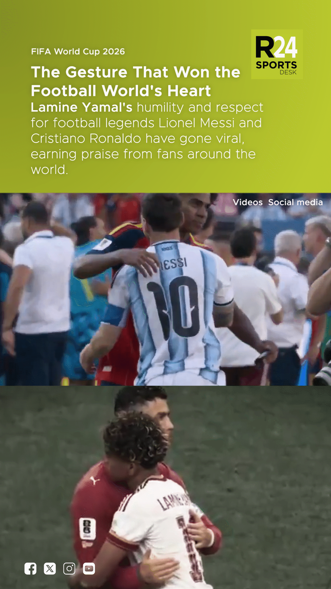 One gesture. Two legends. Millions of hearts won.