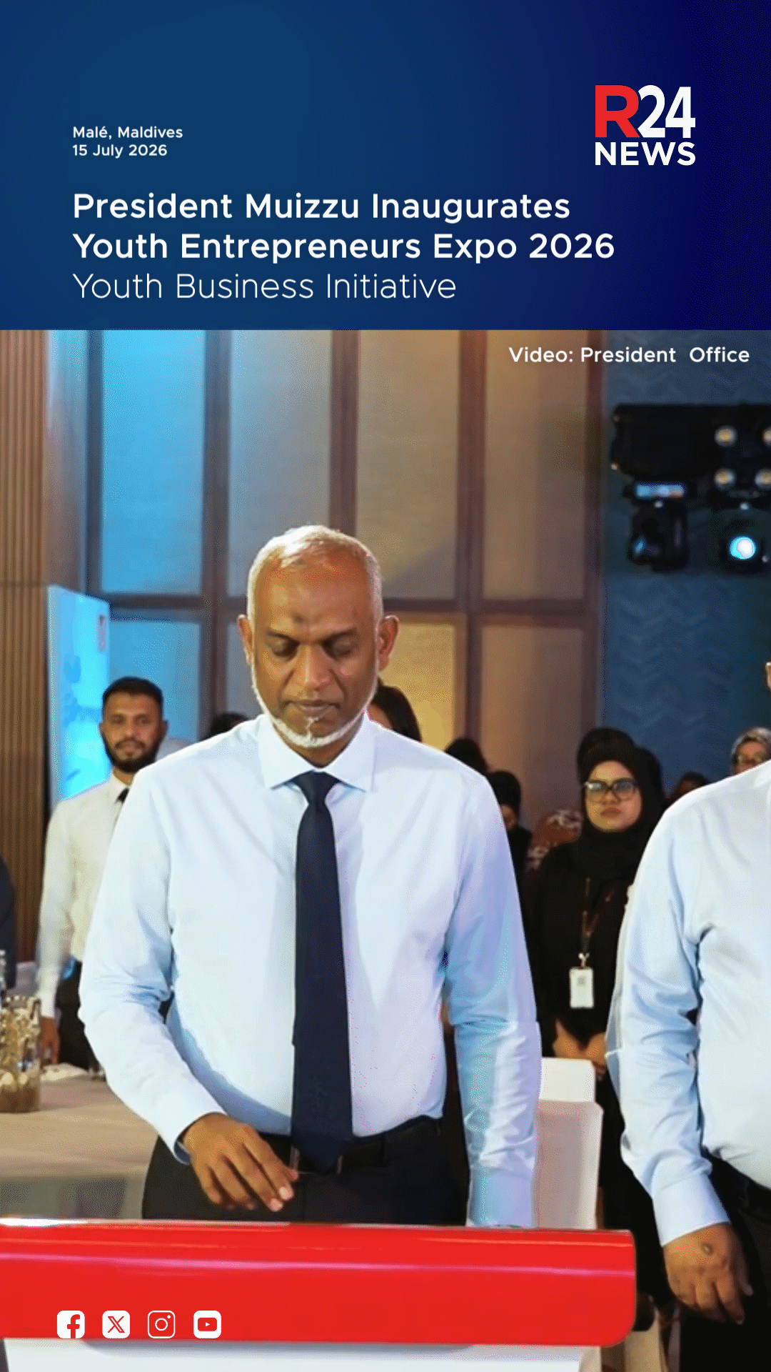 President Muizzu inaugurates Youth Entrepreneurs Expo 2026